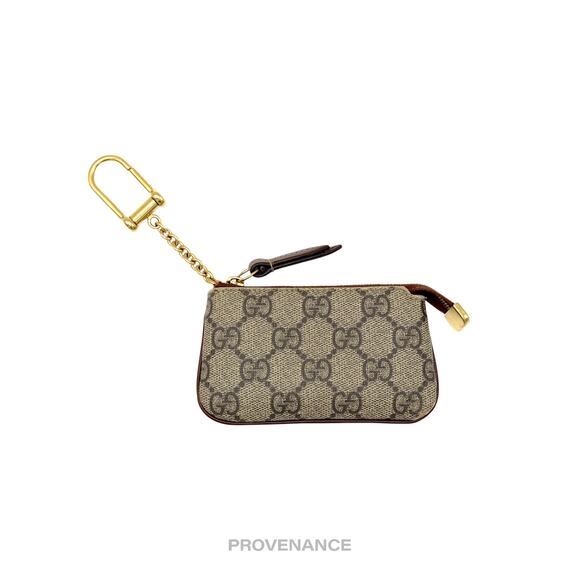 🔴 Gucci Key Pouch Cles - GG Supreme Brown - Picture 2 of 7